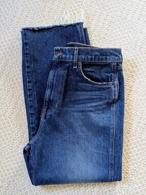 32 Veronica Beard Dylan Straight Leg Ankle High Rise Jeans